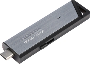 Флеш Диск A-Data 512GB Type-C UE800 AELI-UE800-512G-CSG USB3.2 серебристый - купить недорого с доставкой в интернет-магазине