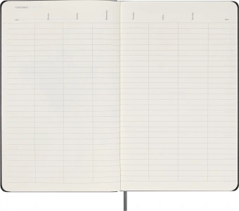 Еженедельник Moleskine CLASSIC WKNT Large 130х210мм недатир. 288 черный - купить недорого с доставкой в интернет-магазине