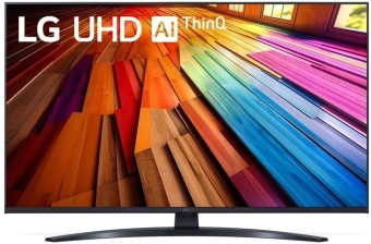 Телевизор LED LG 43" 43UT81006LA.ARUG черный 4K Ultra HD 60Hz DVB-T DVB-T2 DVB-C DVB-S2 USB WiFi Smart TV - купить недорого с доставкой в интернет-магазине