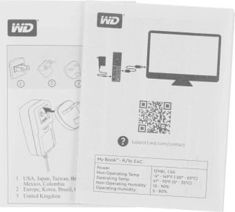 Жесткий диск WD USB3.0 6TB WDBBGB0060HBK-EESN My Book 3.5" черный - купить недорого с доставкой в интернет-магазине
