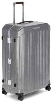 Чемодан Piquadro PQ LM (BV4428PQLM/NCU) 51x75x28см 89л. 5.59кг. поликарбонат/натур.кожа темно-серый - купить недорого с доставкой в интернет-магазине