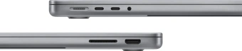 Ноутбук Apple MacBook Pro A2918 M3 8 core 16Gb SSD512Gb/10 core GPU 14.2" Liquid Retina XDR (3024x1964) macOS grey space WiFi BT Cam (Z1C800132) - купить недорого с доставкой в интернет-магазине