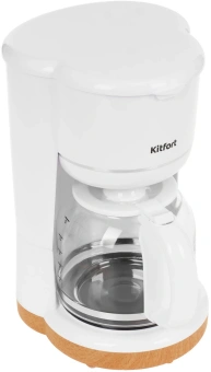 Кофеварка капельная Kitfort КТ-7453 900Вт белый - купить недорого с доставкой в интернет-магазине