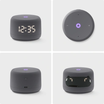 Умная колонка Yandex Станция Лайт 2 Алиса графитовый 6W 1.0 BT/Wi-Fi 10м (YNDX-00026GRY) - купить недорого с доставкой в интернет-магазине