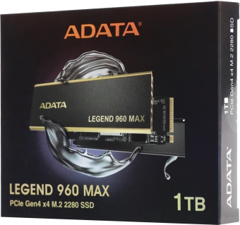 Накопитель SSD A-Data PCI-E 4.0 x4 1Tb ALEG-960M-1TCS Legend 960 Max M.2 2280 - купить недорого с доставкой в интернет-магазине