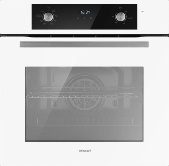 Духовой шкаф Электрический Weissgauff EOM 388 PDW Steam Clean белый - купить недорого с доставкой в интернет-магазине