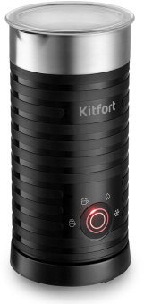 Капучинатор Kitfort КТ-7110 стационар. 550мл черный/серебристый - купить недорого с доставкой в интернет-магазине