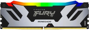 Память DDR5 24GB 7200MHz Kingston KF572C38RSA-24 Fury Renegade Silver/Black RGB RTL Gaming PC5-57600 CL38 DIMM 288-pin 1.45В single rank с радиатором Ret - купить недорого с доставкой в интернет-магазине