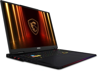 Ноутбук MSI Raider A18 HX A8WHG-409RU Ryzen 9 8940HX 32Gb SSD1Tb NVIDIA GeForce RTX5070Ti 12Gb 18" IPS QHD+ (2560x1600) Windows 11 Home black WiFi BT Cam (9S7-182L32-409) - купить недорого с доставкой в интернет-магазине