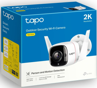 Камера видеонаблюдения IP TP-Link Tapo C310 Wi-Fi 3.89-3.89мм цв. корп.:белый - купить недорого с доставкой в интернет-магазине