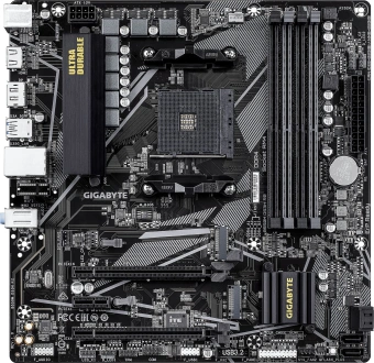 Материнская плата Gigabyte B550M DS3H R2 Soc-AM4 AMD B550 4xDDR4 mATX AC`97 8ch(7.1) GbLAN RAID+HDMI+DP - купить недорого с доставкой в интернет-магазине