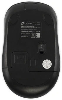 Мышь Оклик 310MW черный/серый оптическая 3200dpi беспров. USB для ноутбука 4but (1869088) - купить недорого с доставкой в интернет-магазине