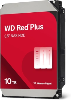 Жесткий диск WD SATA-III 10TB WD100EFGX NAS Red Plus (7200rpm) 512Mb 3.5" - купить недорого с доставкой в интернет-магазине