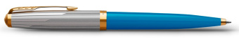Ручка шариков. Parker 51 Premium (CW2169080) Turquoise GT M черн. черн. подар.кор. - купить недорого с доставкой в интернет-магазине