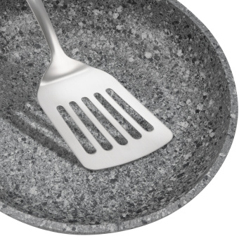 Сковорода Rondell Granit Carrara RDA-1843 круглая 20см покрытие: Quantum2 ручка несъемная (без крышки) серый - купить недорого с доставкой в интернет-магазине