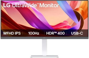 Монитор LG 34" UltraGear 34U530A-W белый IPS LED 21:9 HDMI M/M матовая HAS Piv 1000:1 500cd 178гр/178гр 2560x1080 100Hz DP FHD USB 8.8кг - купить недорого с доставкой в интернет-магазине