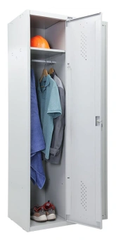 Шкаф для одежды Практик LS 21-80 прямой 813x500x1830мм серый (S23099552102) - купить недорого с доставкой в интернет-магазине