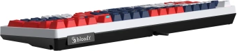 Клавиатура A4Tech S98 Sports механическая синий/белый USB for gamer LED (S98 SPORTS NAVY BLMS RED PLUS) кабель 1.8м - купить недорого с доставкой в интернет-магазине