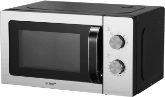 Микроволновая Печь Vitek VT-MW1420 20л. 700Вт черный/нержавеющая сталь - купить недорого с доставкой в интернет-магазине