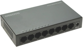 Коммутатор Osnovo SW-8F 8x100Мбит/с неуправляемый - купить недорого с доставкой в интернет-магазине
