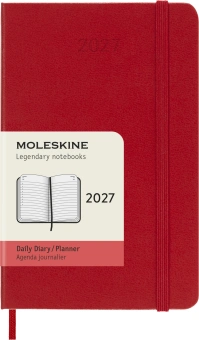 Ежедневник Moleskine CLASSIC Pocket 90x140мм 400стр. красный - купить недорого с доставкой в интернет-магазине