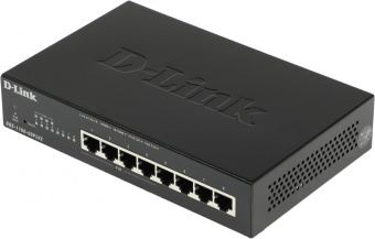Коммутатор D-Link DGS-1100-08PLV2/A1A (L2) 8x1Гбит/с 4PoE+ 80W настраиваемый - купить недорого с доставкой в интернет-магазине