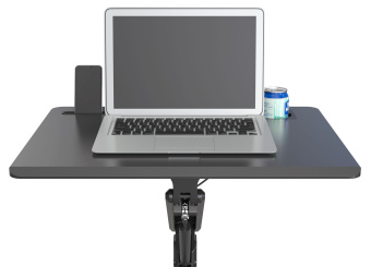 Стол для ноутбука Cactus VM-FDS101B столешница МДФ черный 70x52x105см (CS-FDS101BBK) - купить недорого с доставкой в интернет-магазине