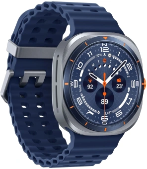 Смарт-часы Samsung Galaxy Watch Ultra LTE 47мм 1.5" AMOLED корп.серый рем.синий (SM-L705FZB1CAU) - купить недорого с доставкой в интернет-магазине