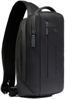 Рюкзак слинг Piquadro Urban CA6801UB00/N черный натур.кожа - купить недорого с доставкой в интернет-магазине