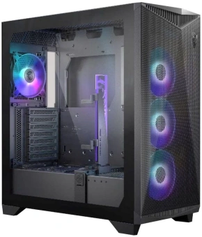 Корпус MSI MPG Gungnir 300R черный без БП E-ATX 5x120mm 6x140mm 2xUSB3.1 audio AirDuct bott PSU - купить недорого с доставкой в интернет-магазине