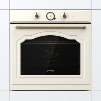 Духовой шкаф Электрический Gorenje BOS67371CLI бежевый - купить недорого с доставкой в интернет-магазине