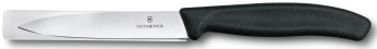 Нож кухонный Victorinox Swiss Classic (6.7703) стальной для чистки овощей и фруктов лезв.100мм прямая заточка черный - купить недорого с доставкой в интернет-магазине