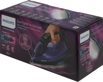 Утюг Philips PerfectCare GC3925/30 2500Вт синий/черный - купить недорого с доставкой в интернет-магазине