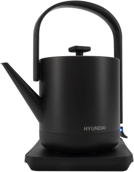 Чайник электрический Hyundai HYK-S2507 0.6л. 1000Вт черный корпус: металл - купить недорого с доставкой в интернет-магазине