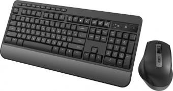 Клавиатура + мышь Оклик S290W клав:черный мышь:черный USB беспроводная Multimedia (351701) - купить недорого с доставкой в интернет-магазине