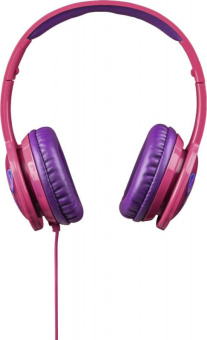 Наушники мониторные Hama Blink`n Kids 1.2м розовый проводные оголовье (00135664) - купить недорого с доставкой в интернет-магазине