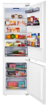 Холодильник Maunfeld MBF177SWGR Inverter 2-хкамерн. (КА-00024613) - купить недорого с доставкой в интернет-магазине