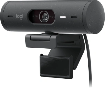 Камера Web Logitech HD Webcam Brio 500 черный 4Mpix (1920x1080) USB Type-C с микрофоном (960-001424) - купить недорого с доставкой в интернет-магазине