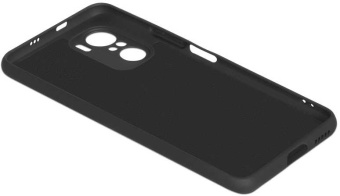 Чехол (клип-кейс) DF для Xiaomi Poco F3 poOriginal-04 черный (DF POORIGINAL-04 (BLACK)) - купить недорого с доставкой в интернет-магазине