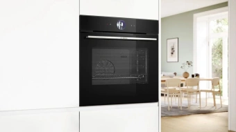 Духовой шкаф Электрический Bosch Serie 8 HBG7361B1 черный - купить недорого с доставкой в интернет-магазине