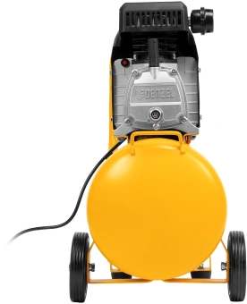 Компрессор поршневой Denzel DK1800/50,Х-PRO масляный 280л/мин 50л 1800Вт желтый/черный - купить недорого с доставкой в интернет-магазине