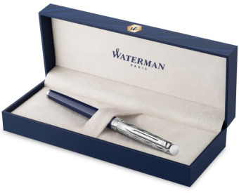 Ручка перьев. Waterman Hemisphere L`Essence du Bleu (CW2166467) LaqBlue CT F сталь нержавеющая подар.кор. - купить недорого с доставкой в интернет-магазине