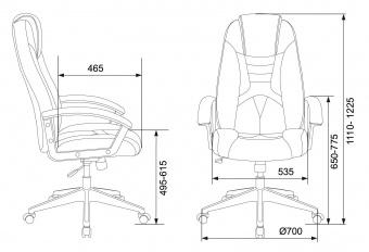 Кресло игровое Zombie 8 черный/желтый эко.кожа крестов. пластик - купить недорого с доставкой в интернет-магазине