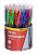 Ручка шариков. автоматическая Silwerhof TROPIC (026177-02) d=0.7мм син. черн. одноразовая ручка линия 0.5мм ассорти
