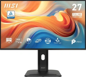 Монитор MSI 27" Pro MP275PHG E14 черный IPS LED 4ms 16:9 HDMI M/M матовая HAS Piv 1500:1 250cd 178гр/178гр 1920x1080 144Hz DP FHD 6.26кг - купить недорого с доставкой в интернет-магазине