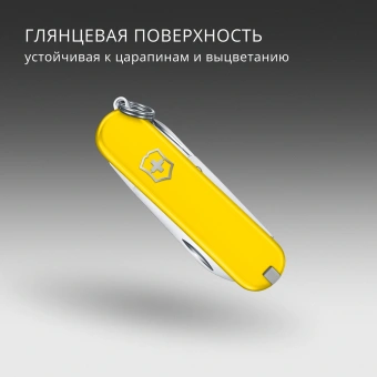 Нож перочинный Victorinox Classic SD Sunny Side (0.6223.8G) 58мм 7функц. подар.коробка - купить недорого с доставкой в интернет-магазине