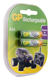 Аккумулятор GP 95AAAHC AAA NiMH 950mAh (2шт) - купить недорого с доставкой в интернет-магазине