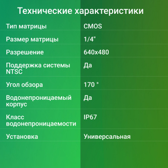 Камера заднего вида Digma DCV-130 универсальная - купить недорого с доставкой в интернет-магазине