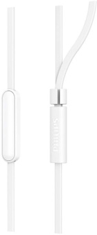 Гарнитура внутриканальные Philips TAE1105WT/00 1.2м белый проводные в ушной раковине - купить недорого с доставкой в интернет-магазине