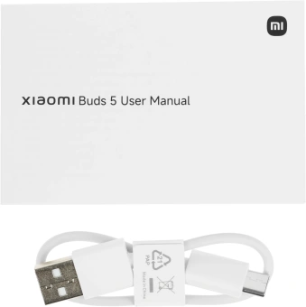 Гарнитура вкладыши Xiaomi Buds 5 M2341E1 черный беспроводные bluetooth в ушной раковине (BHR8118GL) - купить недорого с доставкой в интернет-магазине